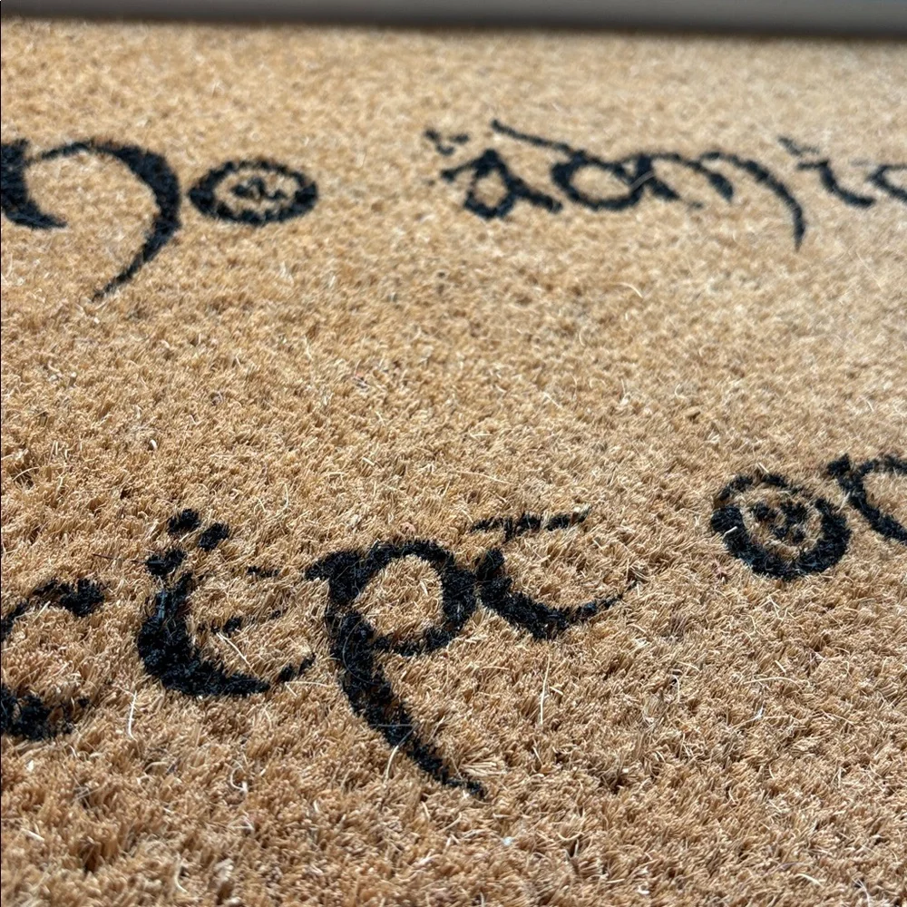 Lord of the Rings themed doormat
